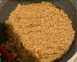 お弁当の定番、二食丼！鶏そぼろご飯作り方3写真