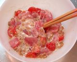 ネバネバ納豆のタイ風散らし丼作り方2写真