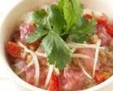 ネバネバ納豆のタイ風散らし丼作り方3写真