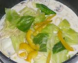 春キャベツが美味しい♪味噌クリームパスタ作り方6写真