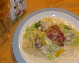 春キャベツが美味しい♪味噌クリームパスタ作り方8写真