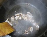 オクラとひいかのパスタ～梅肉ソース和え～作り方5写真