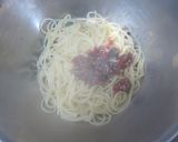 オクラとひいかのパスタ～梅肉ソース和え～作り方8写真