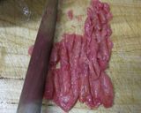 オクラとひいかのパスタ～梅肉ソース和え～作り方6写真