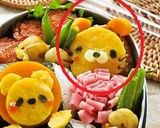 キャラ弁に✿らいおんnoおかず✿作り方4写真