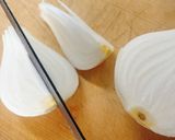 めんつゆで簡単！新玉ねぎの焼きびたし作り方2写真