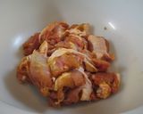 チキンのカレー粉焼き作り方1写真