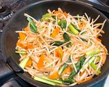 ラム肉と大盛り野菜のジンギスカン風炒め作り方7写真