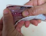 刺身用いわしの開き方☆昆布〆作り方3写真