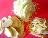 春キャベツとポテトのあっさりグラタン作り方1写真