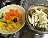 簡単☆彩り野菜のイタリアンおかずサラダ作り方1写真
