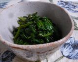 子供も納得　ほうれん草の胡麻和え作り方6写真