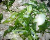 簡単♡豚バラ肉とネギの重ね蒸し焼き作り方3写真