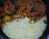 ポテトやら卵やらチーズも絡んだナポリタン作り方6写真
