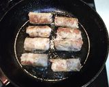 チーズちくわの豚肉巻き作り方3写真