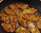豚肉の照焼き 温玉のっけ作り方3写真