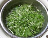 豆腐と水菜のサラダ作り方2写真