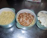 カレーの残りで♪カレーハンバーグラタン作り方3写真