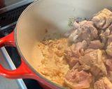 ルクルーゼで、簡単バターチキンカレー作り方4写真