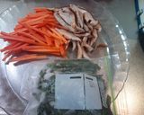 ちょい辛☆鶏肉とくずきりの炒めもの作り方2写真