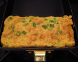 お弁当☆ちくわとネギの卵焼き作り方4写真