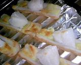お酒のおともに★餅チーズのせ焼きちくわ作り方4写真
