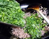 菜っ葉と豚肉の味噌炒め作り方4写真