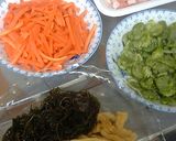 切り干し大根と刻み昆布の炊き込みご飯作り方1写真