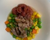 レンジ簡単梅味噌クリーム味オムライス弁当作り方3写真