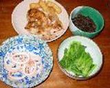 いか全部使いと、チキンの梅肉焼作り方12写真