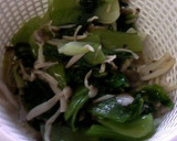 ヘルシー★青梗菜とシメジの中華風おひたし作り方6写真