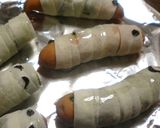 ミイラウィンナー＆タコさんミイラ（手下）作り方5写真