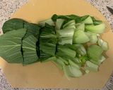 ちんげん菜と油揚げのとろっと炒め作り方1写真