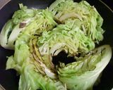 ★春キャベツとアンチョビのステーキ★作り方2写真