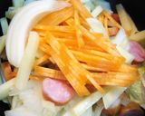 ウインナー入り❤おかずクリームスープ作り方1写真