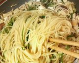 ✿カラスミときのこの❀和風パスタ✿作り方6写真