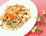 ✿カラスミときのこの❀和風パスタ✿作り方8写真