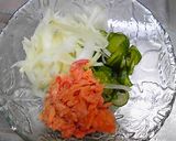 新玉ねぎのツナサラダ作り方1写真