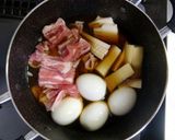あっさり☆豚肉と卵の煮物作り方5写真