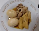 あっさり☆豚肉と卵の煮物作り方7写真