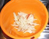 りんごと水菜のサラダ作り方2写真