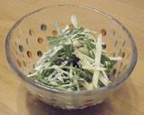 りんごと水菜のサラダ作り方4写真