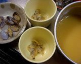 あさりの茶碗蒸し作り方3写真