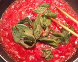 モッツァレラとバジルのトマト缶パスタ★作り方5写真