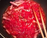 モッツァレラとバジルのトマト缶パスタ★作り方4写真