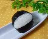 こどもの日　かぶと弁当（キャラ弁）作り方3写真