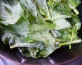 干し菜の花のソテー卵添え作り方7写真