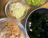 若布とセロリとクラゲの中華風和えもの作り方1写真
