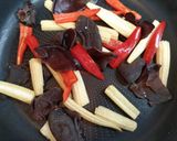 簡単夏の夕飯!鶏胸肉きくらげ中華野菜炒め作り方8写真