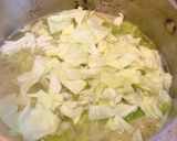 アメリカ　春キャベツと鮭のパスタ作り方1写真
